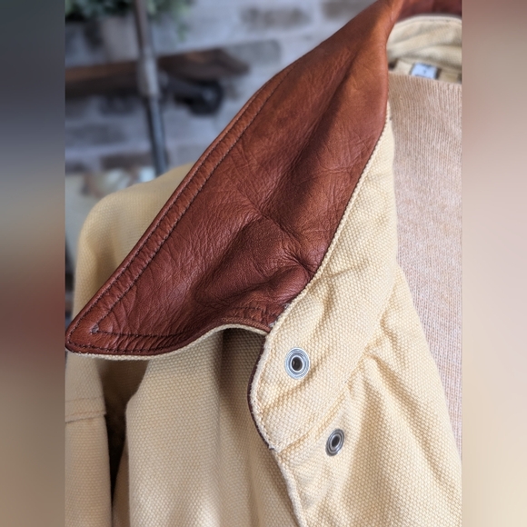 m julian adventures santa fe collection long yellow cotton duster - Picture 5 of 16